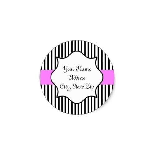 3.8m French Address Sticker