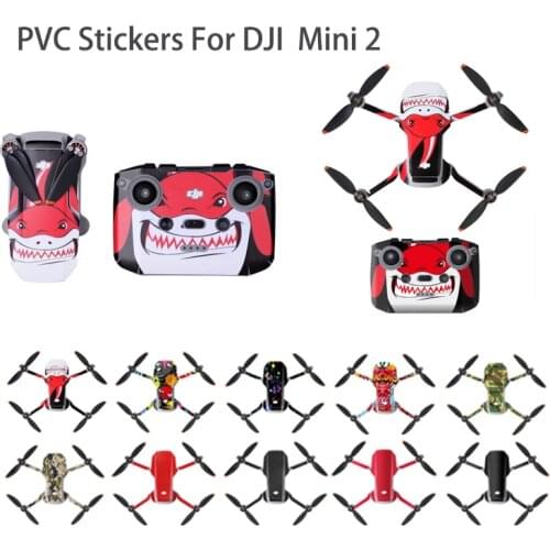 DJI Mini 2 PVC Stickers Protective Film Scratch-proof Decals Skin Accessories For DJI Mini 2 Drone Accessories