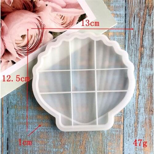 Conch shell, starfish, dish, plate, silicone mold, chocolate cake, candy storage tool, decoration accessories, kitchen tool