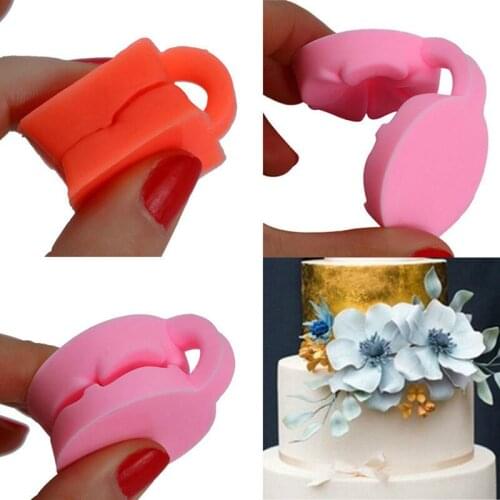 Cute Silicone 3D Rose Flower Fondant Cake Chocolate Sugarcraft Mould Mold Cutter Tools DIY