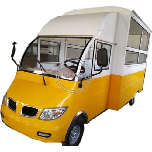 Customized Solar Energy Food Cart Bubble Tea Hot Dog Food Truck Mobile Catering Trailer For Sale