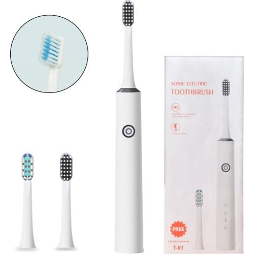 Sonic Electric Toothbrush Upgraded Adult Waterproof Ultrasonic Automatic Head Replaceable Sonic Brush Tooth USB Rechargeable