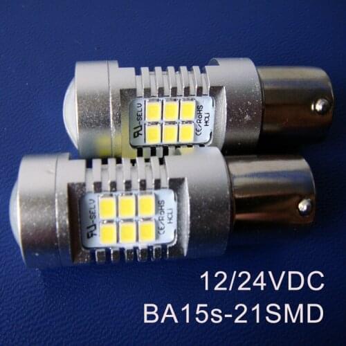 High quality 12/24VAC/DC Truck BA15s Led Light Bulb Lamp 1156,BAU15s,P21W,PY21W,1141 Goods Van Led Lights free shipping 5pcs/lot