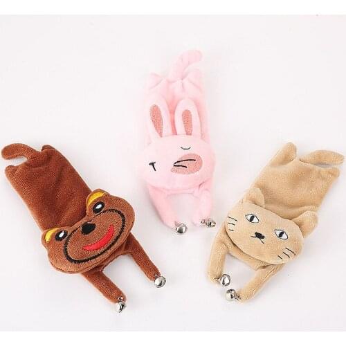 1Pc Brand New Cat Rabbit Fish Toys Catnip Toy Cat Funny Soft Scratch-resistant Durable Catnip Velvet Cute Animal Pet Toy