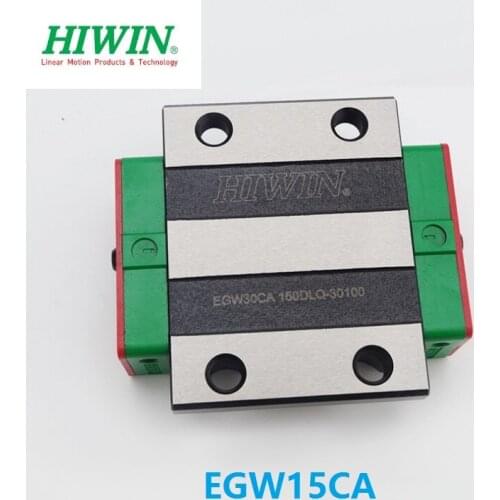 4pcs/lot 100% original HIWIN EGW15CA linear flange block for EGR15 linear guide for CNC router (only blocks)