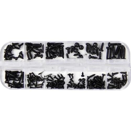 45pcs Screw Mini Phillips Head Micro Screws Round Head Self-tapping Electronic Small Wood Screws Kit Self-tapping Screw Kit