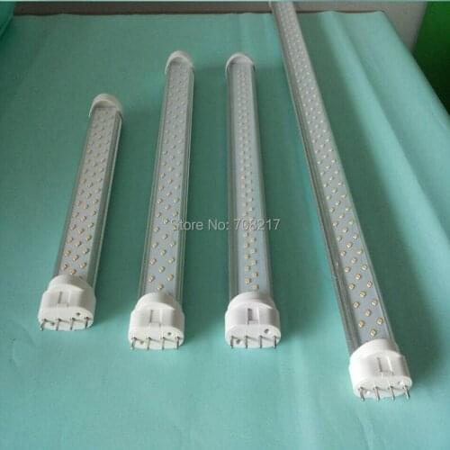 DHL Free shipping (10pcs/lot) High Power 10W 12W 15W 22W SMD 2835 2G11 LED tube light LED Plug lamp AC85-265V LED Bulb light