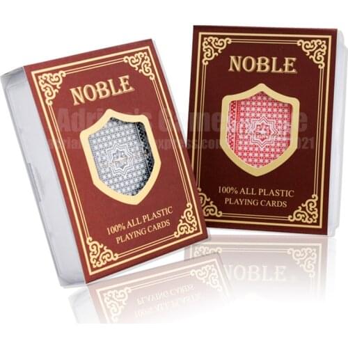 NOBLE Plastic Playing Cards Advanced Plastic Poker Cards PVC Pocker Cards Texas Hold'em
