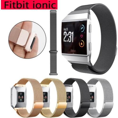 Stainless Steel Bracelet for Fitbit ionic Watch Milanese Loop Steel Bands for Fitbit ionic Stainless Steel for Fitbit charge 2