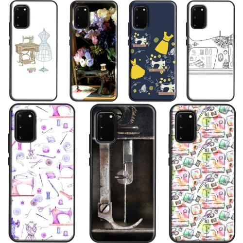 Sewing Machine Phone Case For Samsung Galaxy S21 Ultra S20 FE S10E S8 S9 S10 Plus Cover For Note 10 9 20