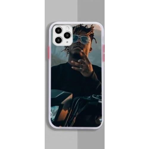 Rap J-Juice Wrld Phone Case White Transparent Matte For IPhone 7 8 11 12 S Mini Pro X XS XR MAX Plus Cover Shell