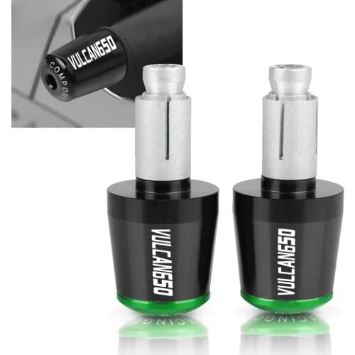 For KAWASAKI VN650 Vulcan S 650 EN650 2015 2016 17 7/8" 22MM Motorcycle Hand Bar Ends Slider Handle Bar End Grips Cap VULCAN 650