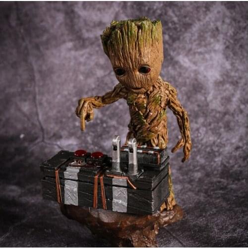 Disney Marvel Guardians Of The Galaxy 17cm Groot Figure Avengers Cute Baby Tree Man Pvc Action Figure Toys Gifts