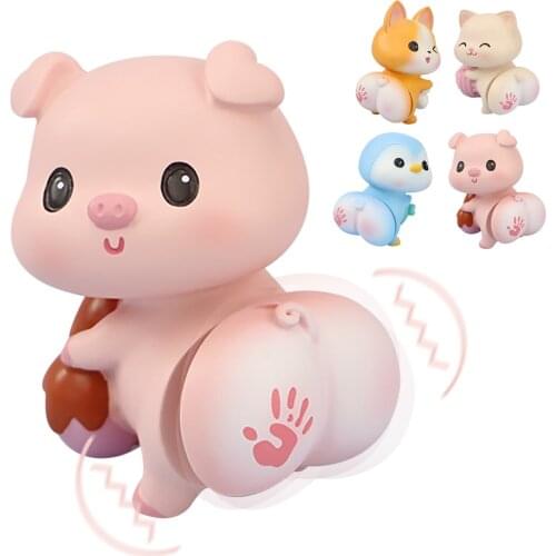 Animal Figurine Resin Craft Mini Bunny Garden Ornament Cute Cat Shaking Butt Car Interior Car Decoration Cartoon Decoration#p3