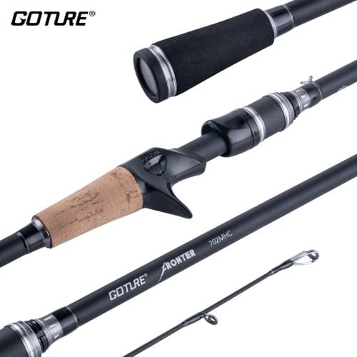 Goture FRONTER 2 Section Fishing Rod Spinning Casting Travel Rod UL MH 1.62/1.8/2.1M Baitcasting Fishing Rod Carp Fishing Tackle