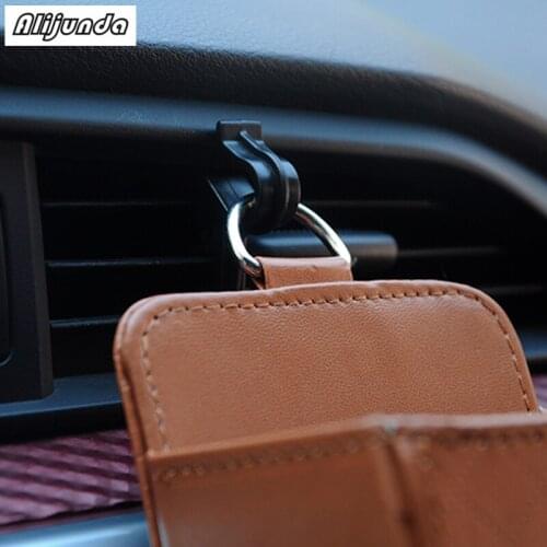Car Organizer Box Bag Air Outlet Dashboard Hanging Leather Box for Opel Chevrolet Cruze TRAX Aveo Sonic Lova Sail EPICA Captiva