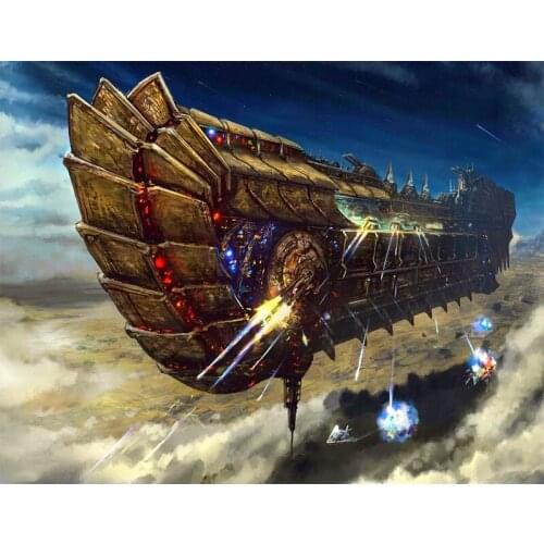 New DIY Diamond Painting Full Rhinestone Mosaic Spacecraft 3D Embroidery Cross Stitch Diamond Embroidery Needlework decor P468