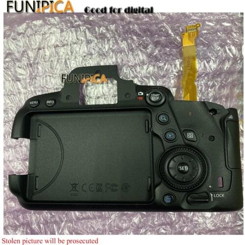 Original shell for Canon 6D2 back cover with keyboard without SET button back shell 6D mark II camera repair part free shipping