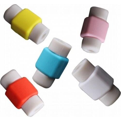 Plastic USB Charge Cable Protector Data Charging Cord Protection Cover Winder for iphone 5 6 7 8 plus X Mobie Phone 1000pcs