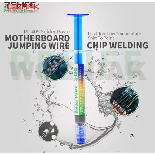 RL-405 Solder paste for jump wire CPU Motherboard soldering tail charger repair for IPHONE