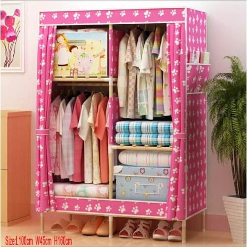 Factory Price Solid Wood Wardrobe Closet length 100 cm