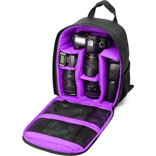 Video Digital DSLR Bag Multi-functional Camera Backpack Waterproof Outdoor Camera Photo Bag for Nikon/for Canon Camera Pouch