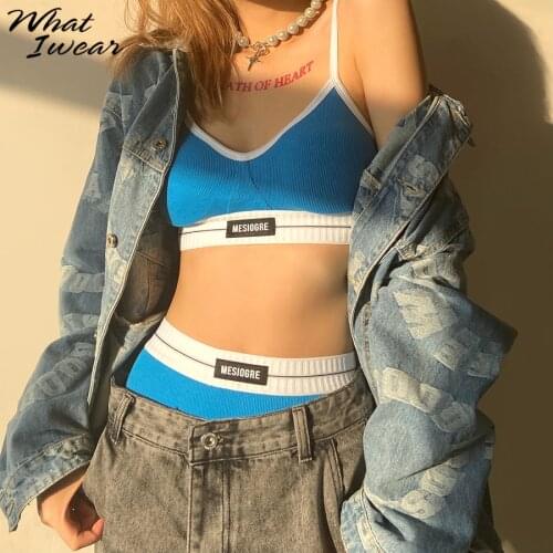 Whatiwear 2021 Spring Sexy Bikini And Elastic Shorts Two Piece Set Women Skinny Beach Vacation Knit Underpant Female Suits