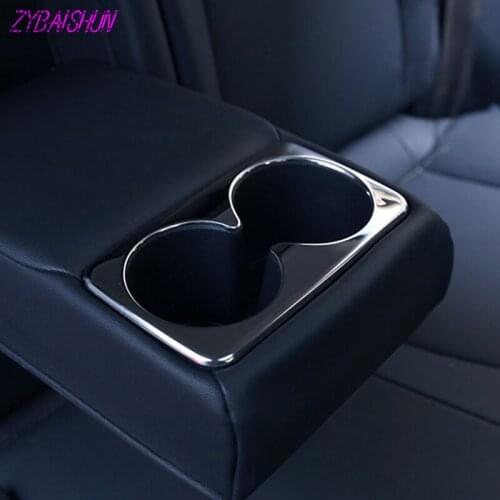 ZYBAISHUN ABS Chrome front or back water cup holder Frames trim decorative cover for Kia Sportage R 2011-2015