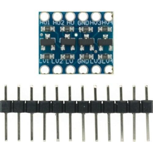10pcs/lot 5V-3V IIC UART SPI Four 4 Channel Level Converter Module A11