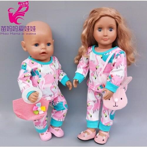 18-inch summer swimsuit suit suitable for 43cm baby doll one-piece suit doll accessories