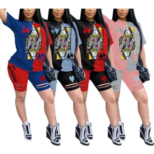 4XL Plus Size Printed Tops+ Shorts New 2PCS Fashion Women Pants Solid Tracksuit Sweatshirt Sweat Suit Summer tracksuit casual