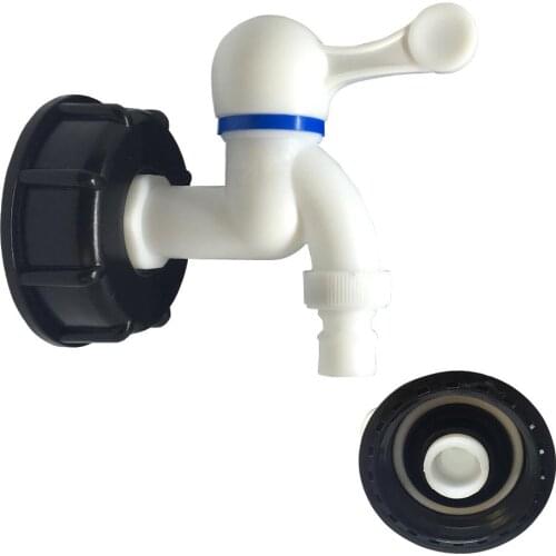 IBC Adapter Fine Flow Oil Water Tank Hose Garden Yard Adapter Fittings With Switch Connector Garden Irrigation Garden Tools DN40