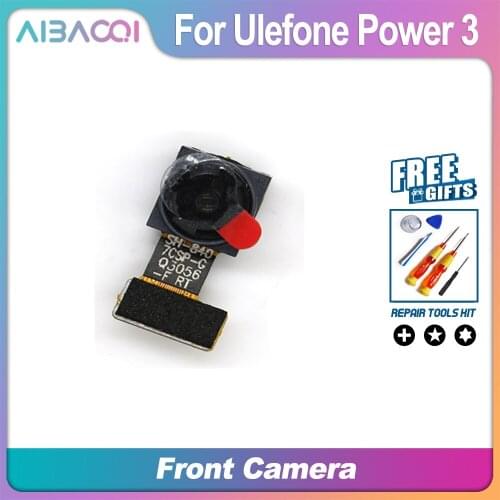 AiBaoQi High Quality New Original Ulefone Power 3 Front Camera Repair Parts Replacement For Ulefone Power 3 Smart Phone