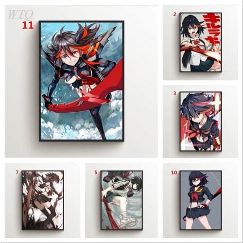 Kill La Kill Matoi Ryuuko Anime Posters Wall Poster Canvas Painting Wall Decor Posters Wall Art Picture Room Decor Home Decor