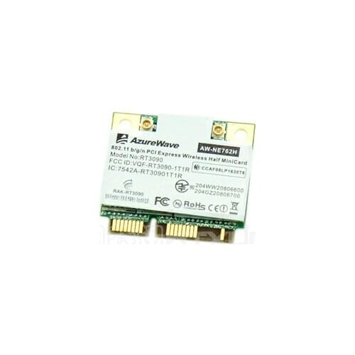 AzureWave AW-NE762H RT3090 150Mbps 802.11b/g/n Half Mini PCIe PCI-Express Wlan Wireless Wifi Card