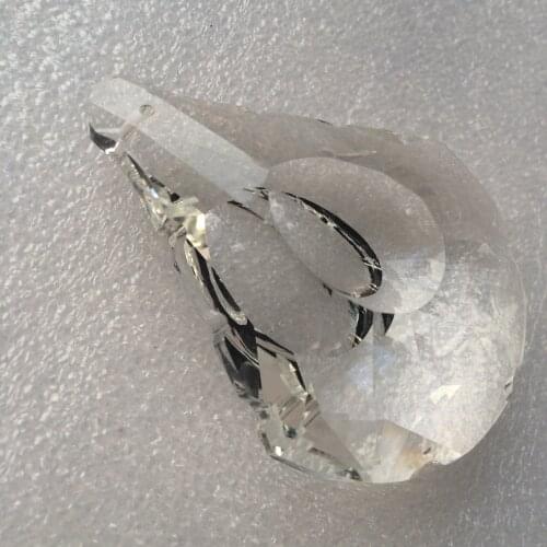 Free Rings 144pcs 50mm Top Quality Clear K9 Glass Crystal Lustres Rainbow Lighting suncatcher hanging pendants/Chandeliers Parts