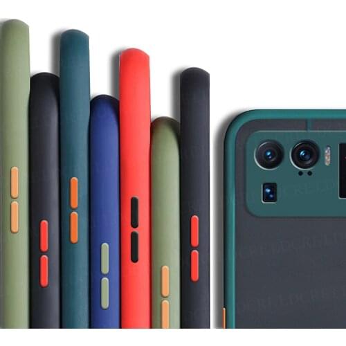 For Xiaomi Mi 11 Ultra Case Cover Transparent Shockproof TPU Bumper Matte Slim Armor Phone Case Mi 11 Ultra Lite Note 10 Pro