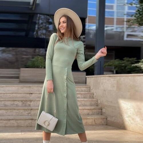 Dabourfeel Fashionable Knitted Dresses