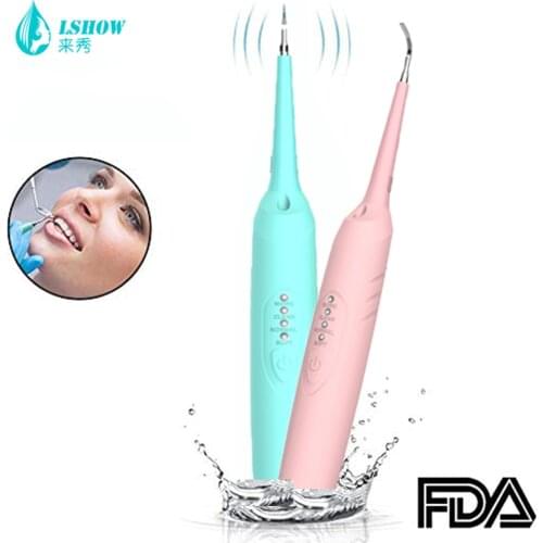 New Design Electric Sonic Dental Scaler Tooth Calculus Remover Tooth Stains Tartar Eraser Home Use Toothwash Tool With Backlight