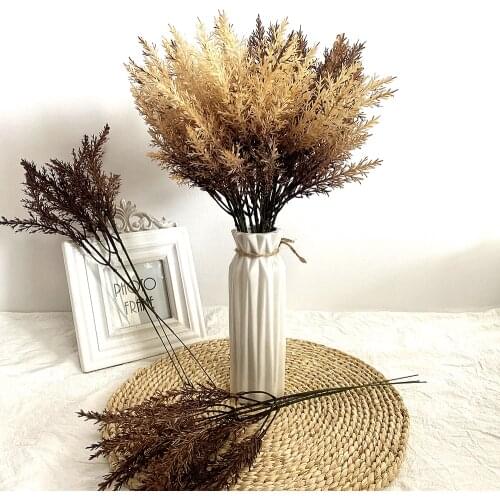 6pc/lot High Quality Plastic Artificial Flowers Home Room Autumn Deocration Wedding Bouquet Decor Accessories Coffee Fake Flower