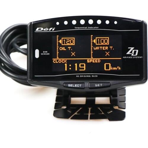 Zd Meter Defi-Link Meter Advance ZD 10 in 1 Full Kit Sports Package Digital Car Gauge