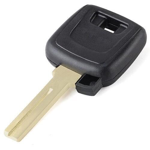 KEYECU Uncut Transponder Key Shell Without Chip Fob for Volvo XC90 XC70 V70 S80 S60 With Volvo Letters On The Back