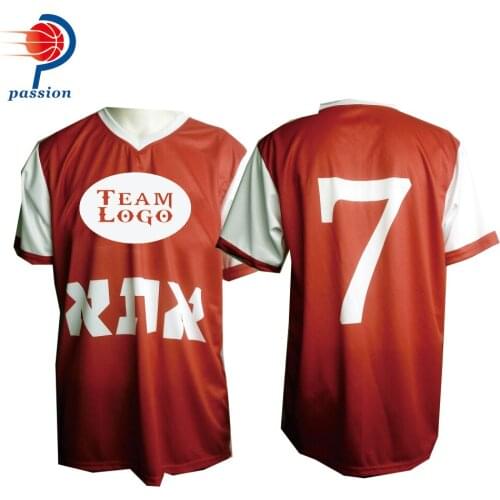 100% polyester custom sublimation printing video t-shirt sport men jersey