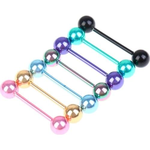 7pcs/set Stainless Steel Fashion Women Tongue Rings Ear Bone Piercings Lip Pircings Anti-allergic Body Jewelry Decor Accessories
