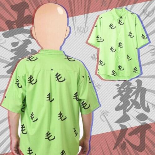Wholesale Japanese Anime ONE PUNCH-MAN Cos Top Tees Saitama Cosplay Shirt Short Sleeve T-Shirt Blouse Drop Shipping