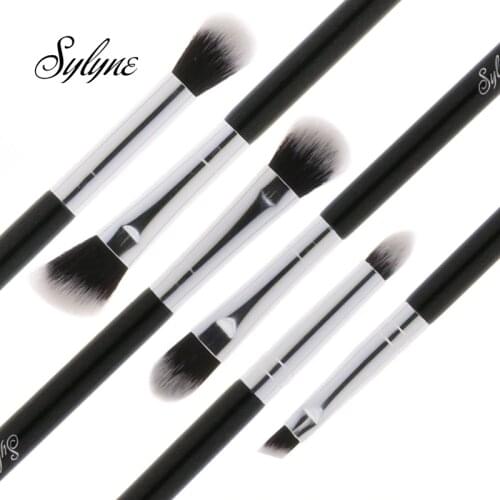 Sylyne Eye Brush Set 6pcs Professional Makeup Brushes complete eyebrow eyeshadow make up brushes kit tools