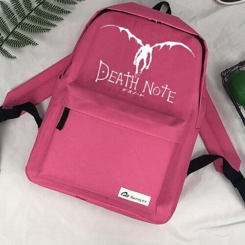 Death Note mochilas bags backpack travel anime kawaii femenina mujer mochilas da moda borse da donna backpack