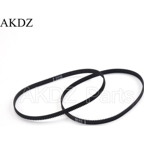 2MGT 2M 2GT Synchronous Timing belt Pitch length 312 width 6mm/9mm Teeth 156 Rubber closed