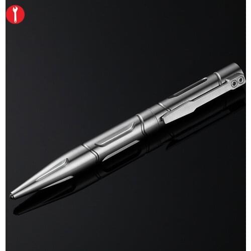 Mackwalker Tactical Pen Titanium Alloy Pen Multifunction Writing Pen EDC Self-defense Tool Pen with Tungsten Window Breaker