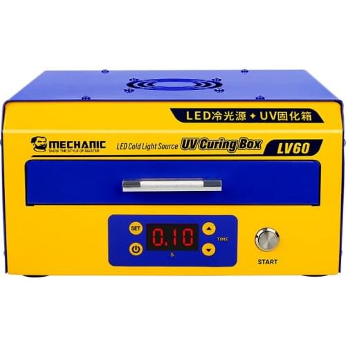 Mechanic 350W UV Curing Lamp LED UV Green Oil Oven Box 110V 220V Phone Repair Straight Curved Screen OCA Laminating Oven